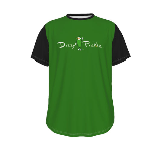 DZY P Classic - Green/Black - Men's Short Sleeve Rounded Hem by Dizzy Pickle