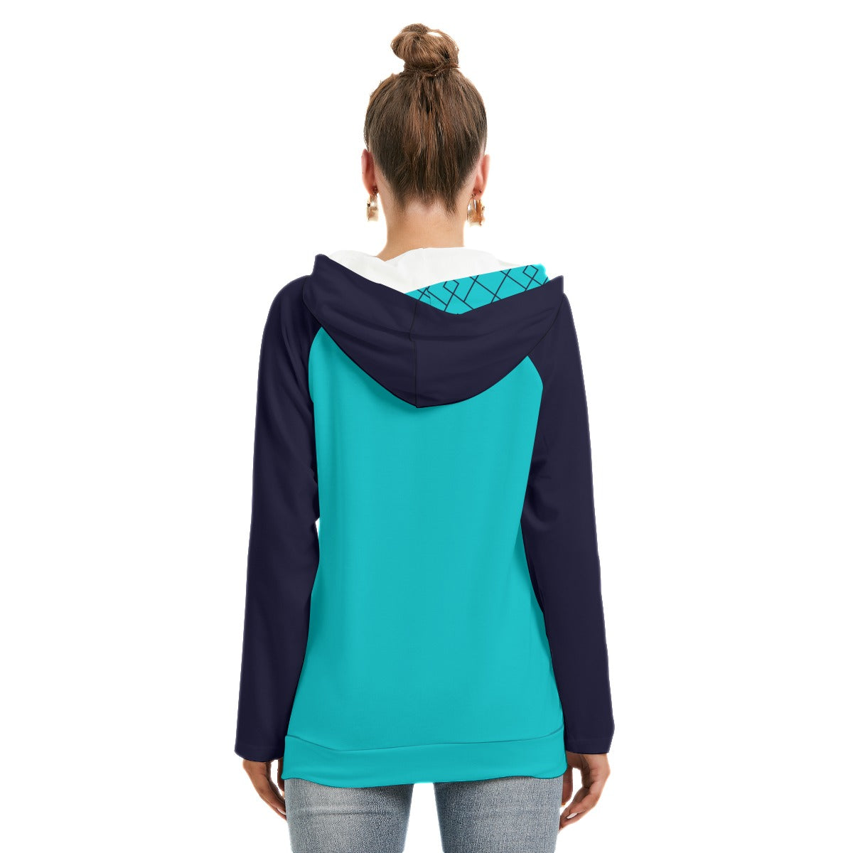 Lisa - Blue/Teal - Ball - Double Hat Hoodie by Dizzy Pickle