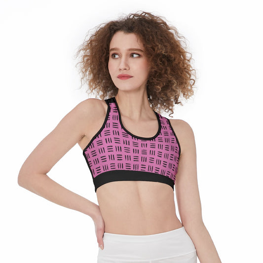 Dizzy Pickle Coming Up Daisies BP Weave Women's Racerback Sports Bra