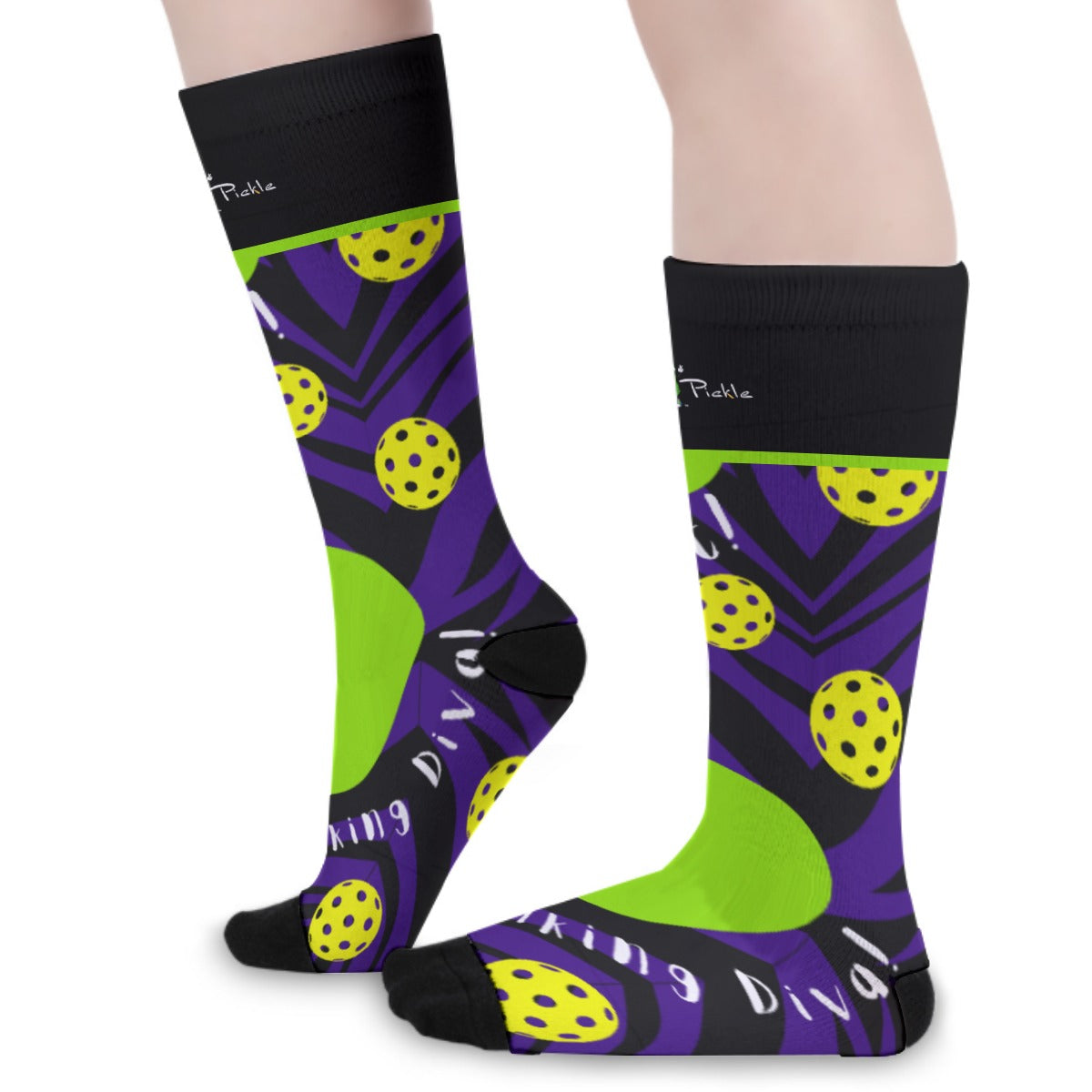 Dizzy Pickle Dinking Diva BG Pickleball Long Socks