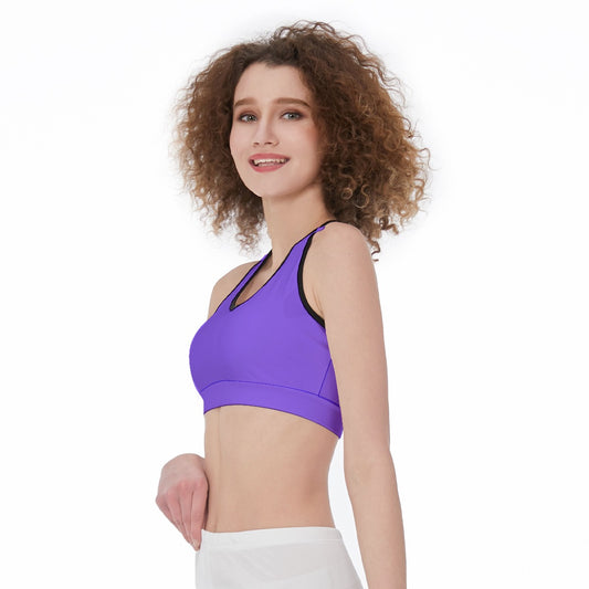 DZY P Classic - Purple -  Racerback Sports Bra by Dizzy Pickle