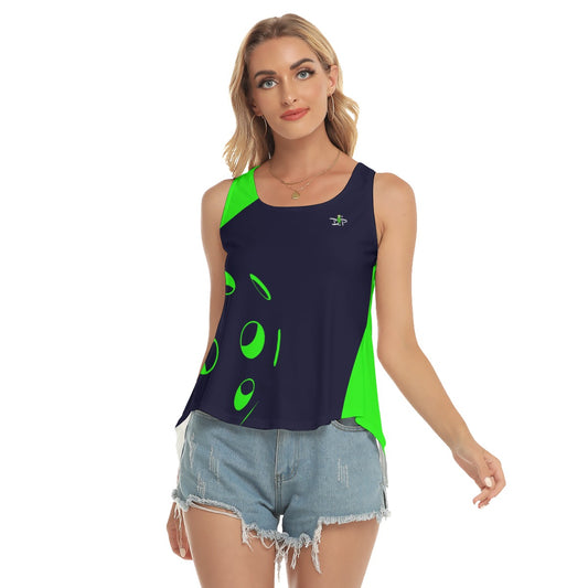 Dizzy Pickle Lisa NBG Ball Women's Pickleball Open-Backed Tank Top