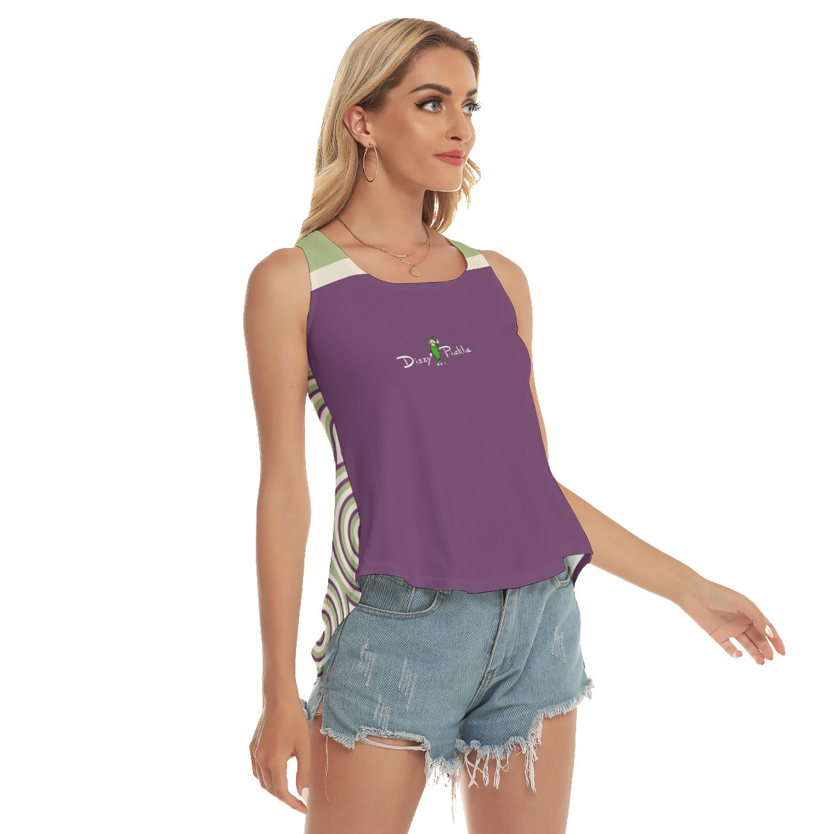 Heather - Wiggles - Open-Backed Tank Top by Dizzy Pickle