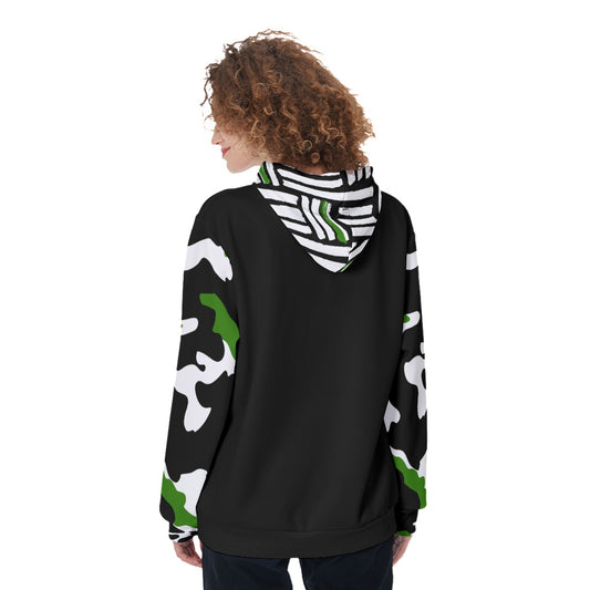 Kati - Black - Women's Pickleball Pullover Hoodie By Dizzy Pickle