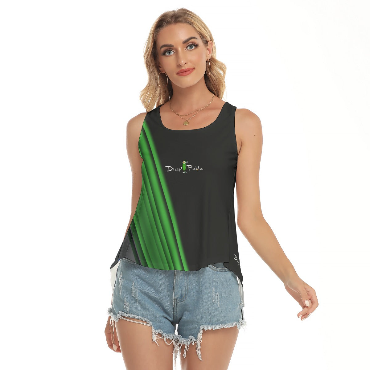 Dizzy Pickle Women's Pickleball Open-Backed Sleeveless Tank Top 5X9PE