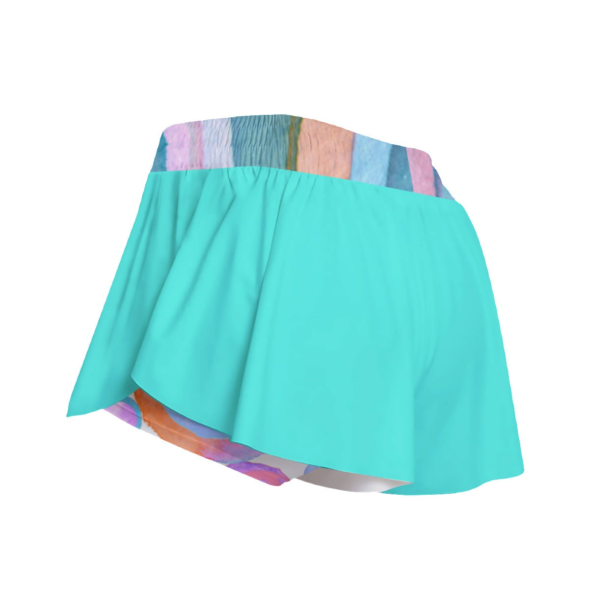 Dizzy Pickle Emily Solid Pickleball Women's Sport Culottes Skorts with Inner Shorts and Pockets Teal