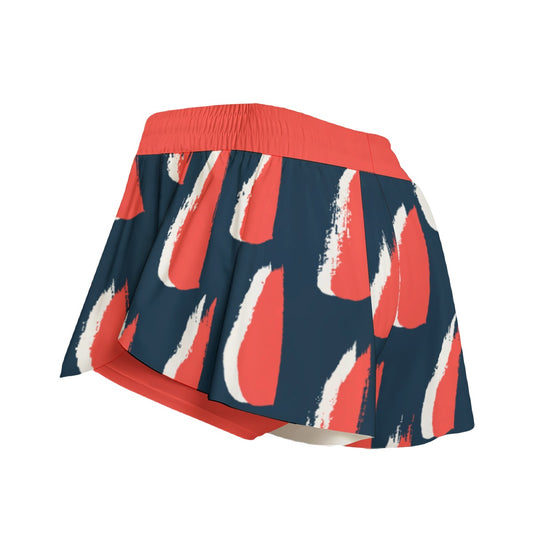 Van - Drips - Pickleball Women's Sport Culottes with Pockets by Dizzy Pickle