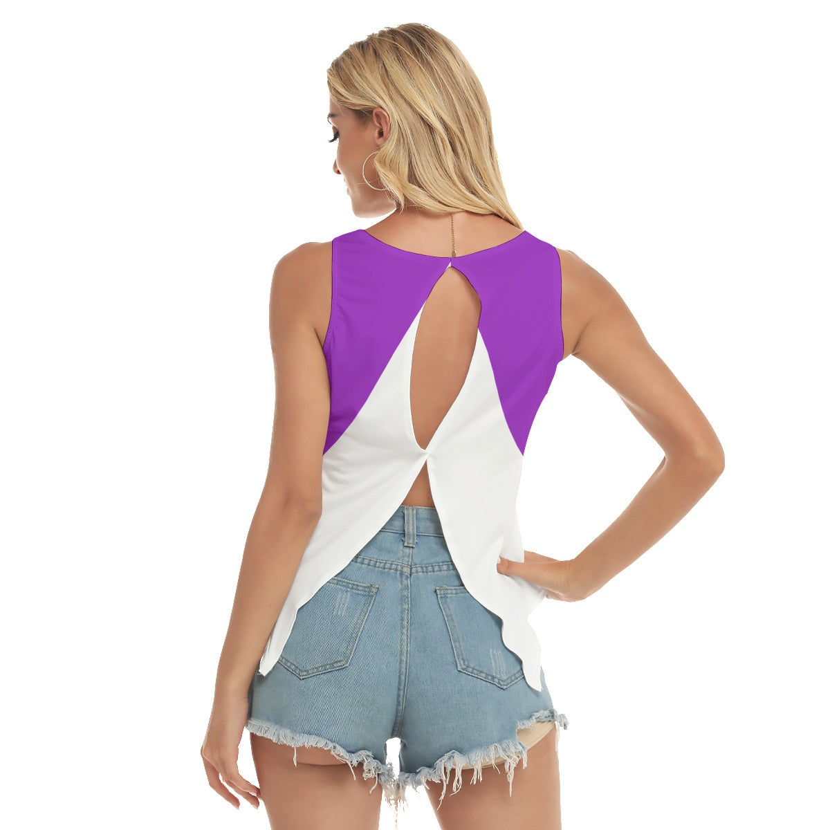 DZY P Classic - Diagonal Pickleball Tank Top by Dizzy Pickle - Deep Purple