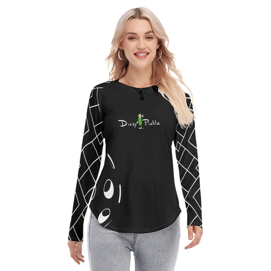 Dizzy Pickle Lisa BW Women's Raglan Sleeves Long Sleeves T-shirt