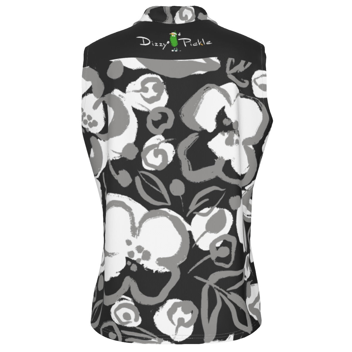 Dizzy Pickle Lesia BGW Blooms Women's Pickleball Sleeveless Polo Shirt