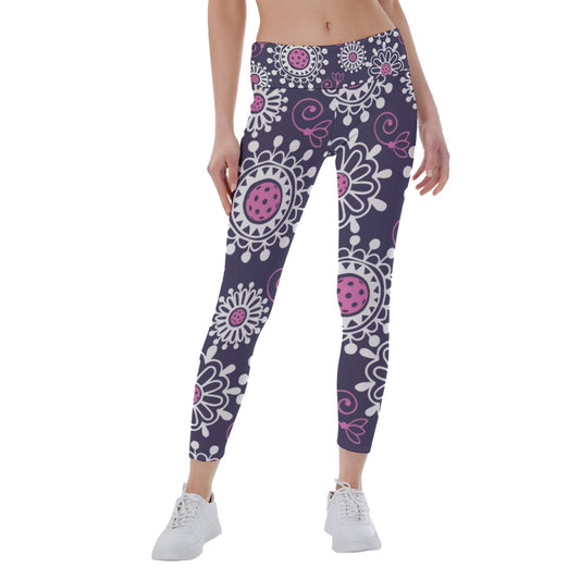 Dizzy Pickle Coming Up Daisies PP Women's Pickleball Leggings Mid-Fit