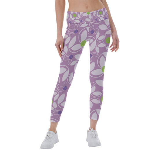 Dizzy Pickle Beth Lavender Women's Pickleball Leggings Mid-Fit