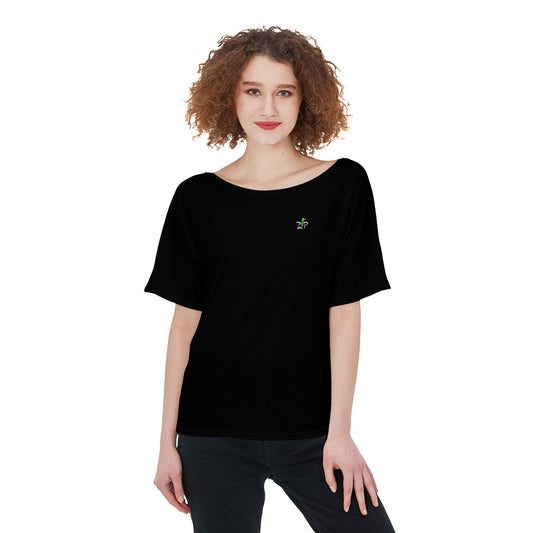 Kati - Large Round Neck T-Shirt by Dizzy Pickle