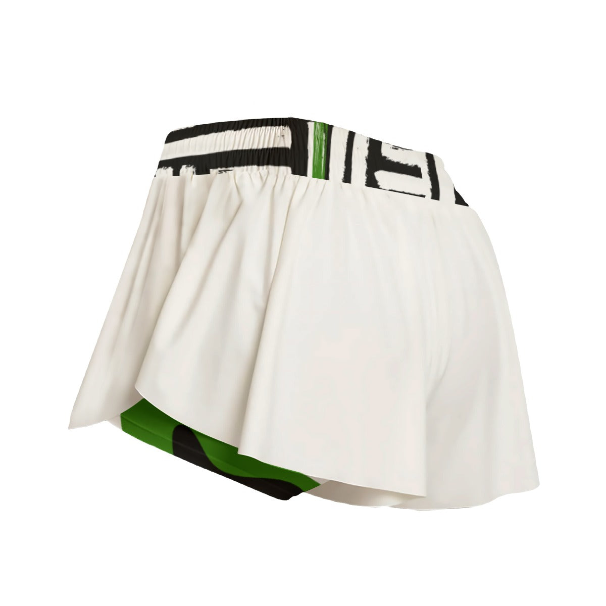 Dizzy Pickle Kati Solid Women's Sport Culottes Skorts with Inner Shorts and Pockets White