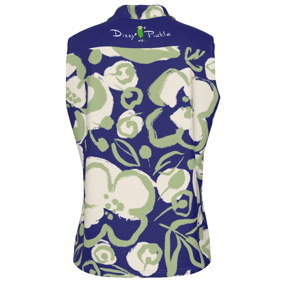 Dizzy Pickle Lesia BSC Blooms Women's Pickleball Sleeveless Polo Shirt