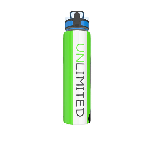 UNLIMITED - Green - Men's Pickleball Sport Water Bottle 32oz by Dizzy Pickle