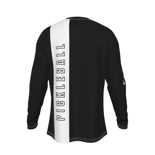 PICKLEBALL - Black - Men's Long Sleeve T-Shirt by Dizzy Pickle