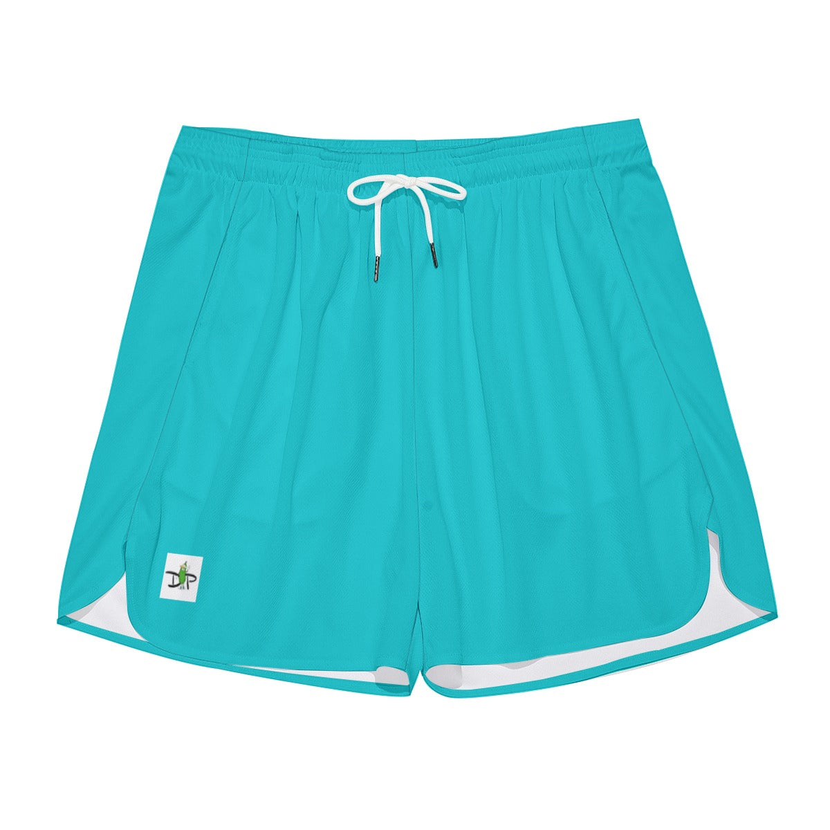 Dizzy Pickle DZY P Classic Men's Side Split Pickleball Court Shorts with Pockets Cool Teal