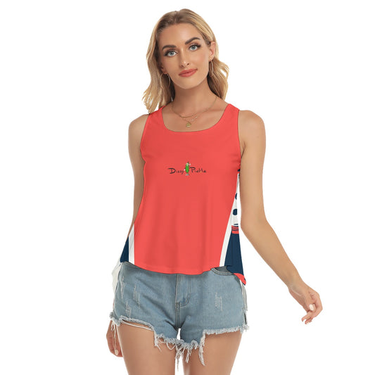 Dizzy Pickle Van Coral Balls Women's Pickleball Open-Backed Tank Top