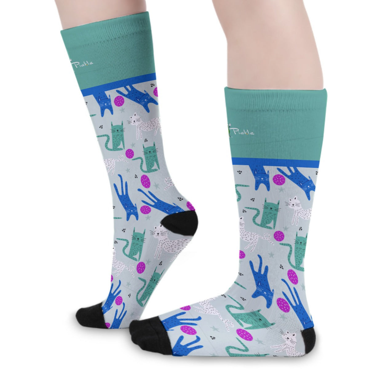 GrayC - Pickleball Long Socks by Dizzy Pickle