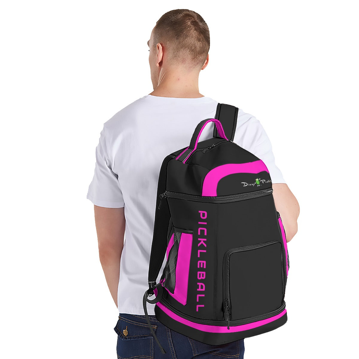 Dizzy Pickle DZY P Classic DW10 Unisex Large Courtside Pickleball Multi-Compartment Backpack with Adjustable Straps