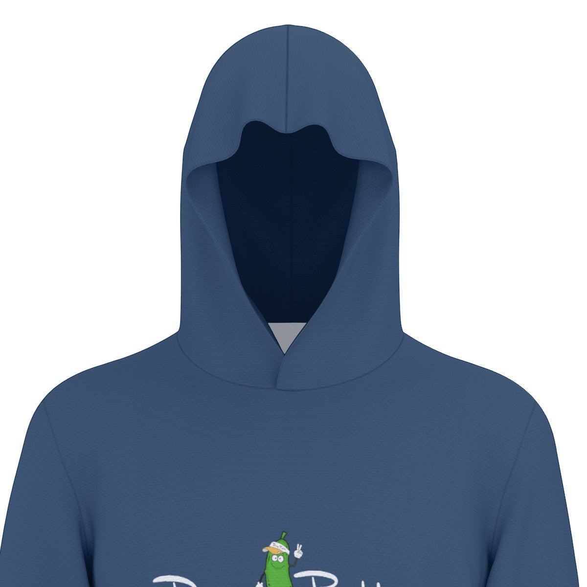 Dizzy Pickle DZY P Classic Slate Blue Men's Pickleball Sunscreen Sports Hoodie with Thumb Holes