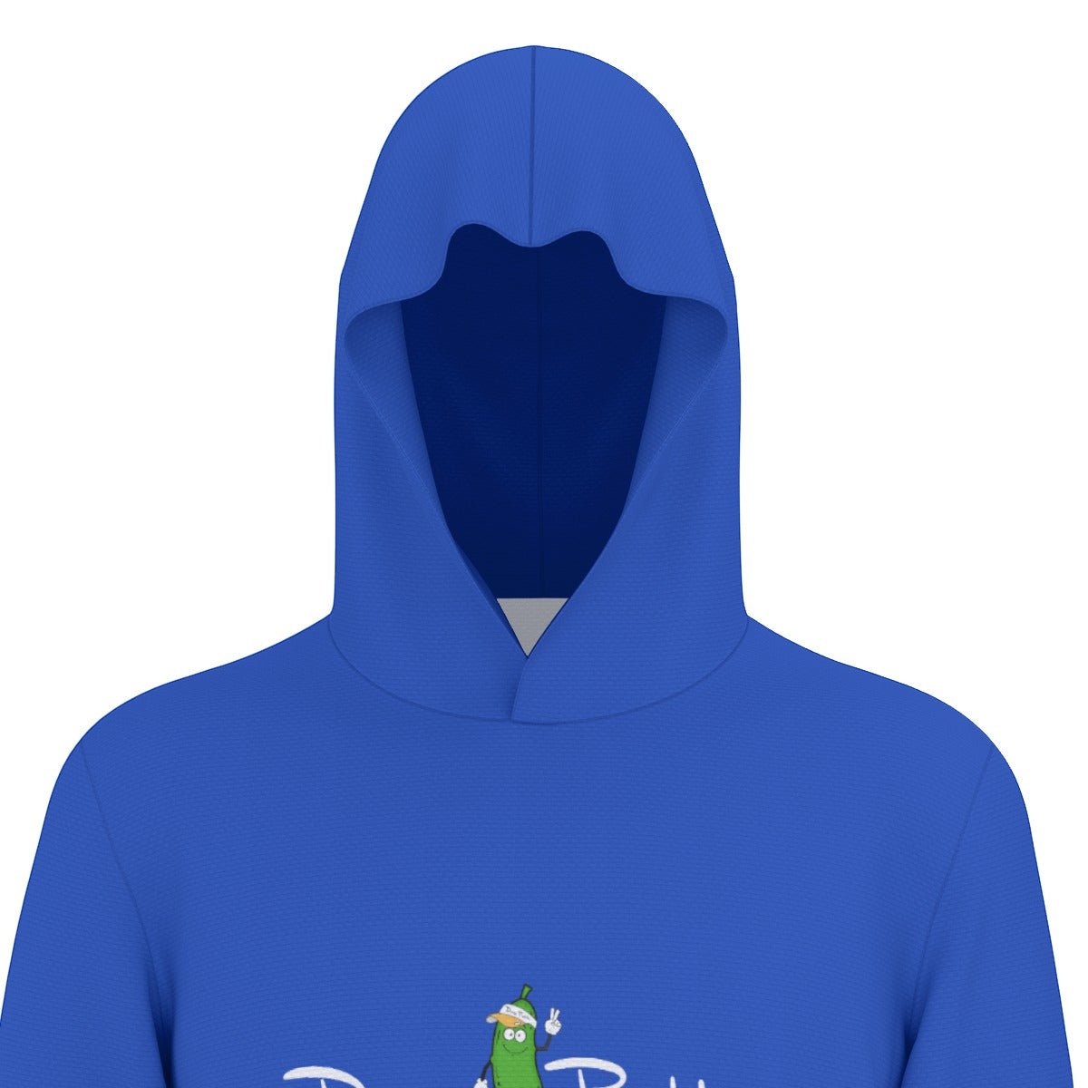 Dizzy Pickle DZY P Classic Blue Men's Pickleball Sunscreen Sports Hoodie with Thumb Holes