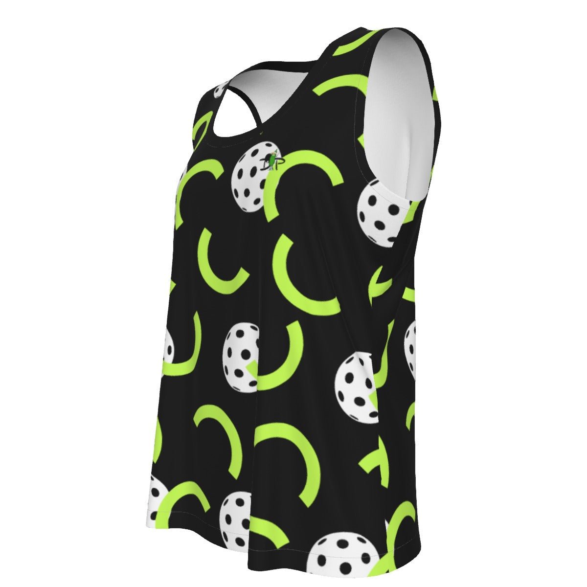 Dizzy Pickle Believe Black Women's Pickleball Sports Sleeveless Tank Top