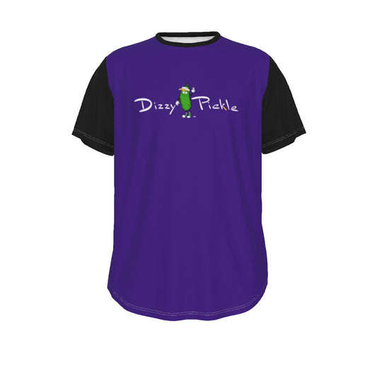 DZY P Classic - Purple/Black - Men's Short Sleeve Rounded Hem by Dizzy Pickle