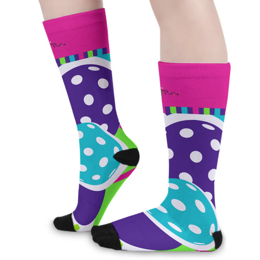 Dizzy Pickle Diana Women's Pickleball Polyester-Cotton Long Socks