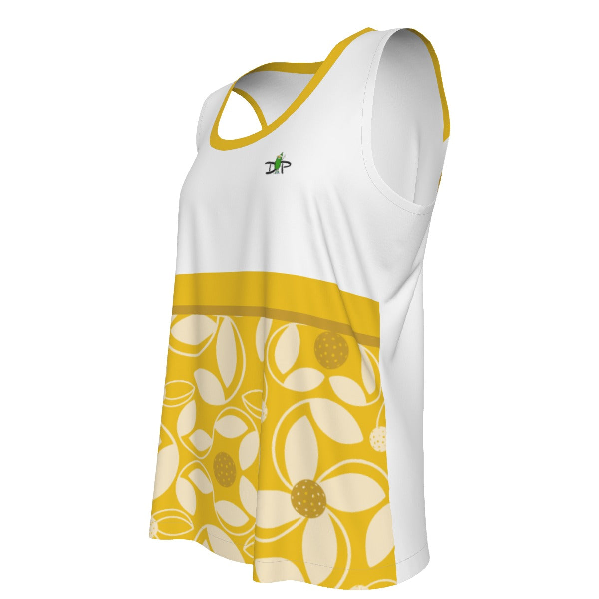 Dizzy Pickle Beth Gold Women's Pickleball Sports Sleeveless Tank Top