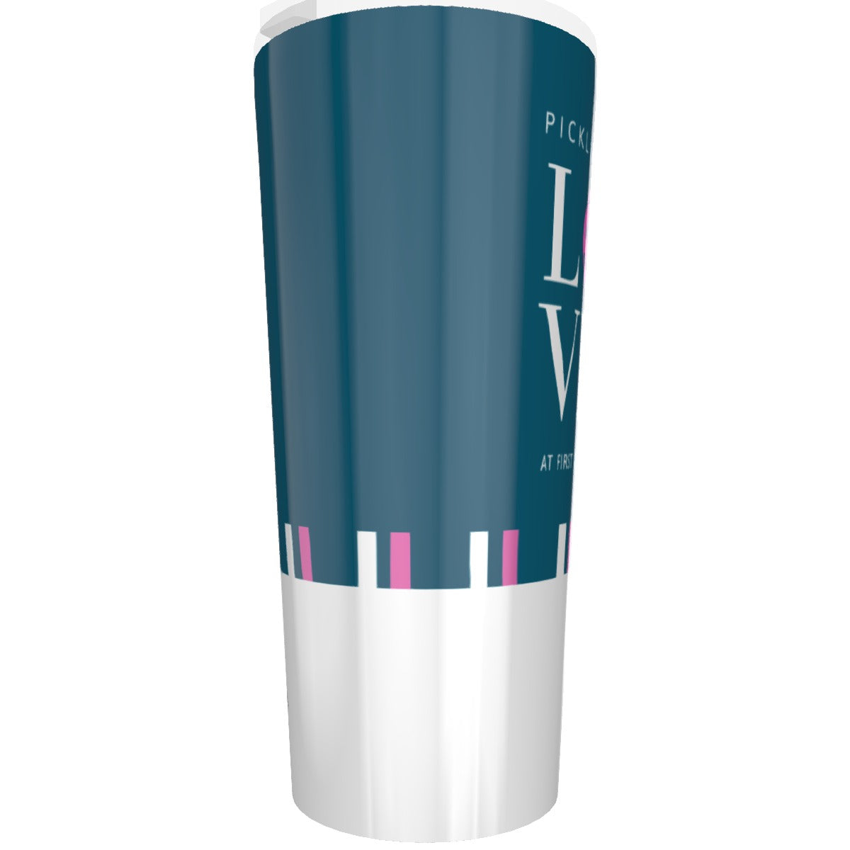 Dizzy Pickle Love at First Serve - Teal/Pink - Tumbler 30oz