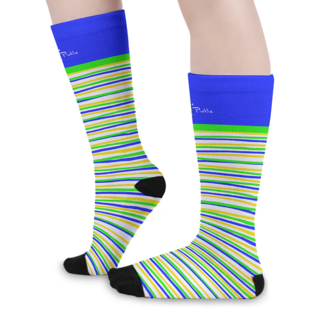 Dizzy Pickle Connie Stripes Women's Pickleball Long Socks