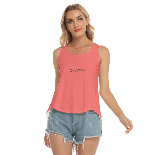 Dizzy Pickle DZY P Classic Women's Pickleball Open-Backed Sleeveless Tank Top Dusky Peach