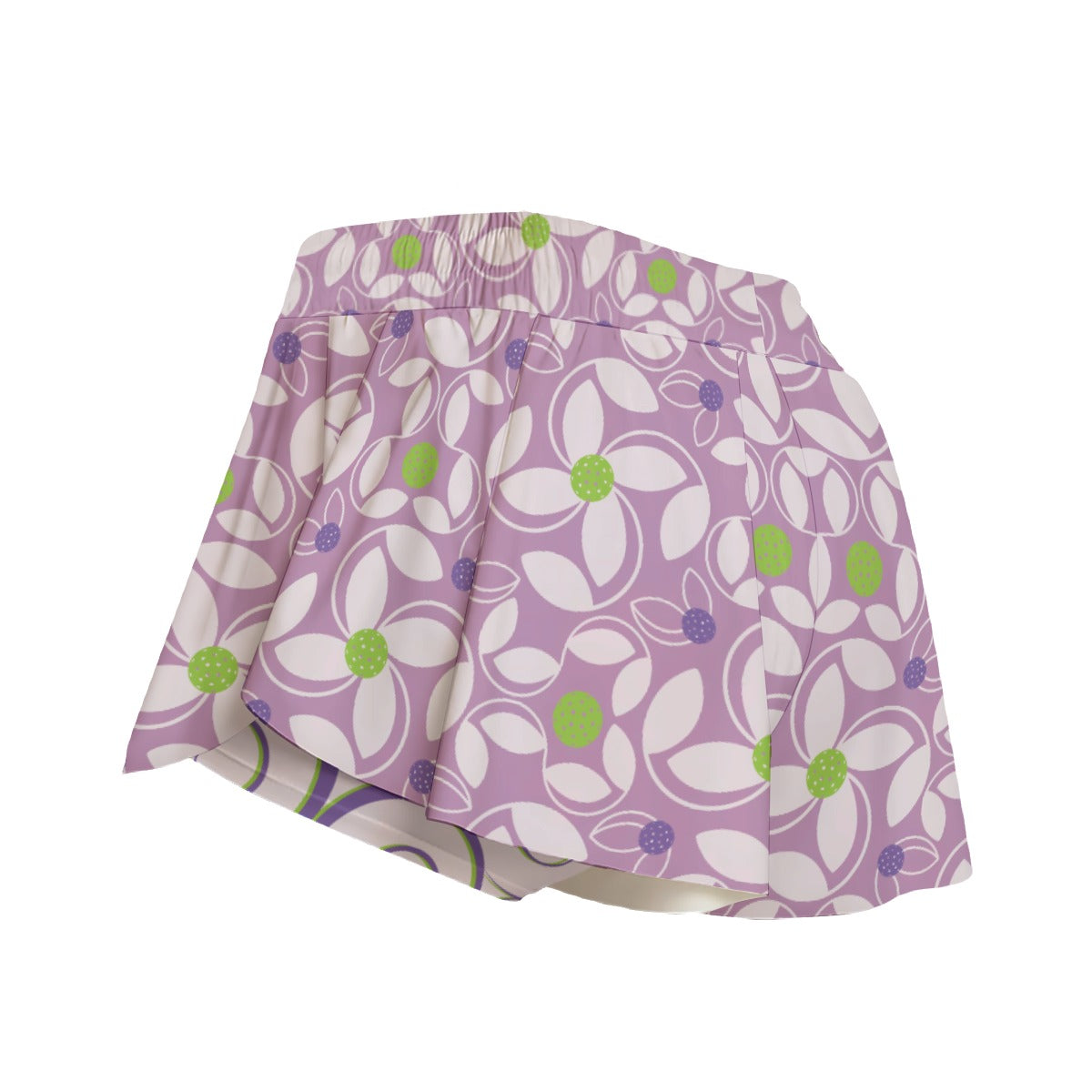 Dizzy Pickle Beth Lavender Pickleball Women's Sport Culottes Skorts with Inner Shorts and Pockets