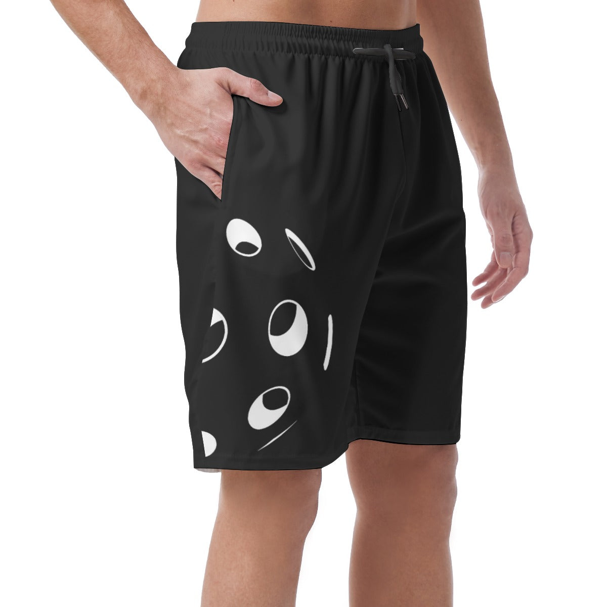 Dizzy Pickle ML Ball BW Men's Pickleball Long Casual Shorts