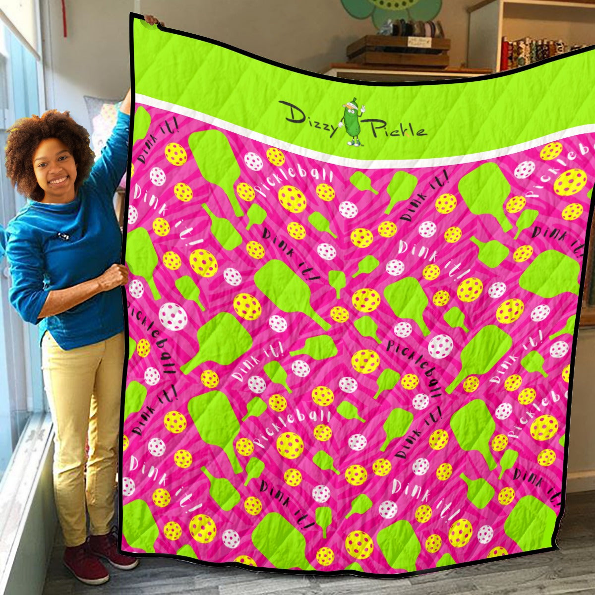 Dizzy Pickle Dinking Diva PG Lightweight Courtside Quilt