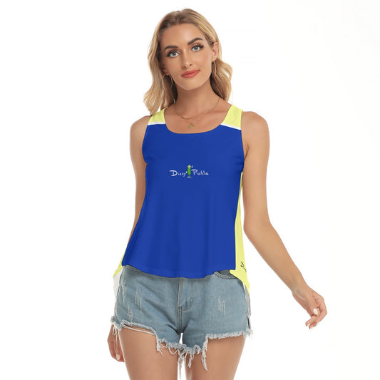 Dizzy Pickle Coming Up Daisies BY Women's Pickleball Open-Backed Sleeveless Tank Top