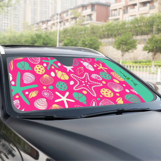 MaryEllen - Pickleball Windshield Sunshade by Dizzy Pickle