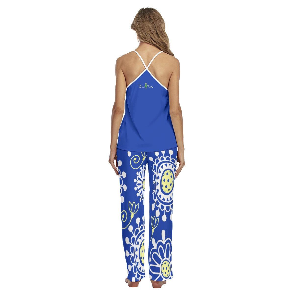 Dizzy Pickle Coming Up Daisies BY Women's Pickleball Sleeveless Cami Pajamas Set