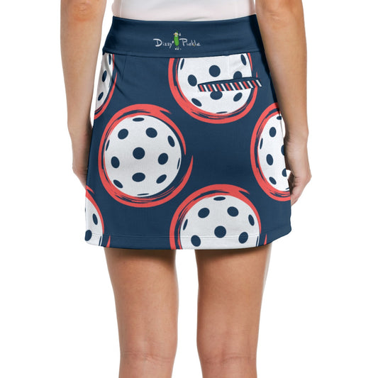 Dizzy Pickle Van - 17" Performance Skort with Inner Shorts