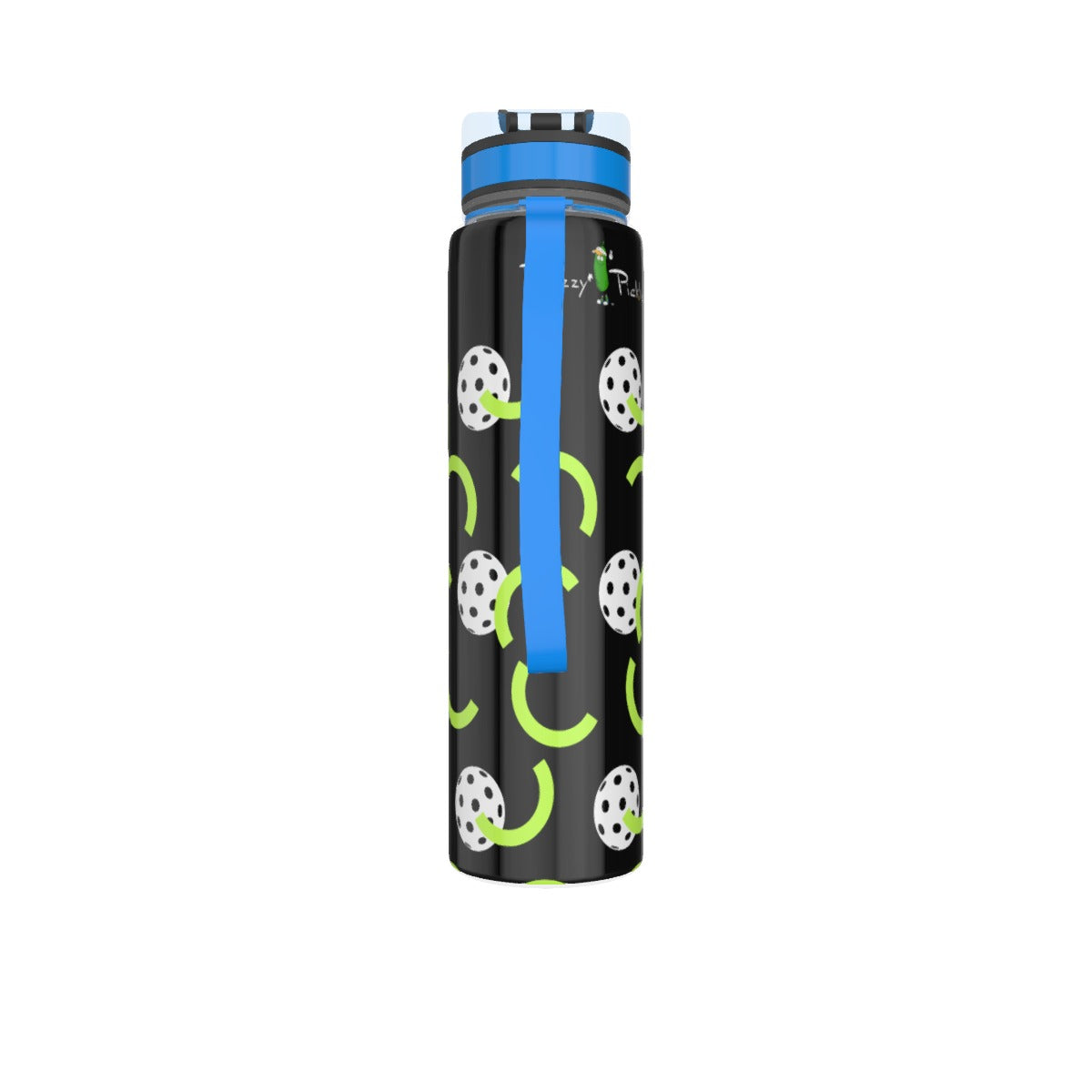 Dizzy Pickle Believe Black Women's Pickleball Sport Water Bottle 32oz