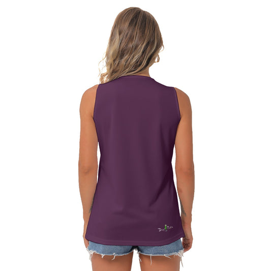 Heidi - MW - Trio - Women's Pickleball Sleeveless V-Neck Top by Dizzy Pickle