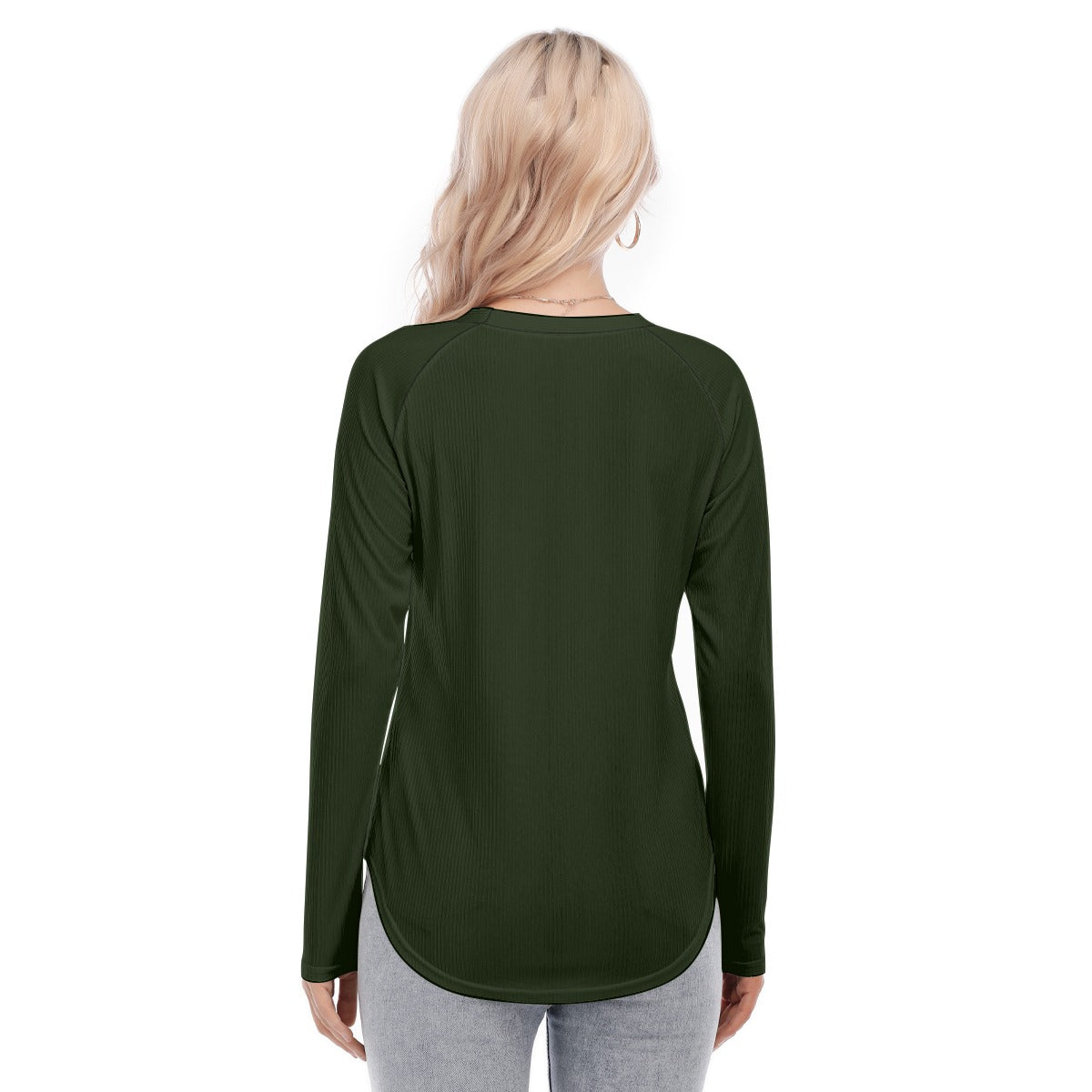 Dizzy Pickle DZY P Classic Cypress Women's Long Sleeve U-Shape Hem T-Shirt