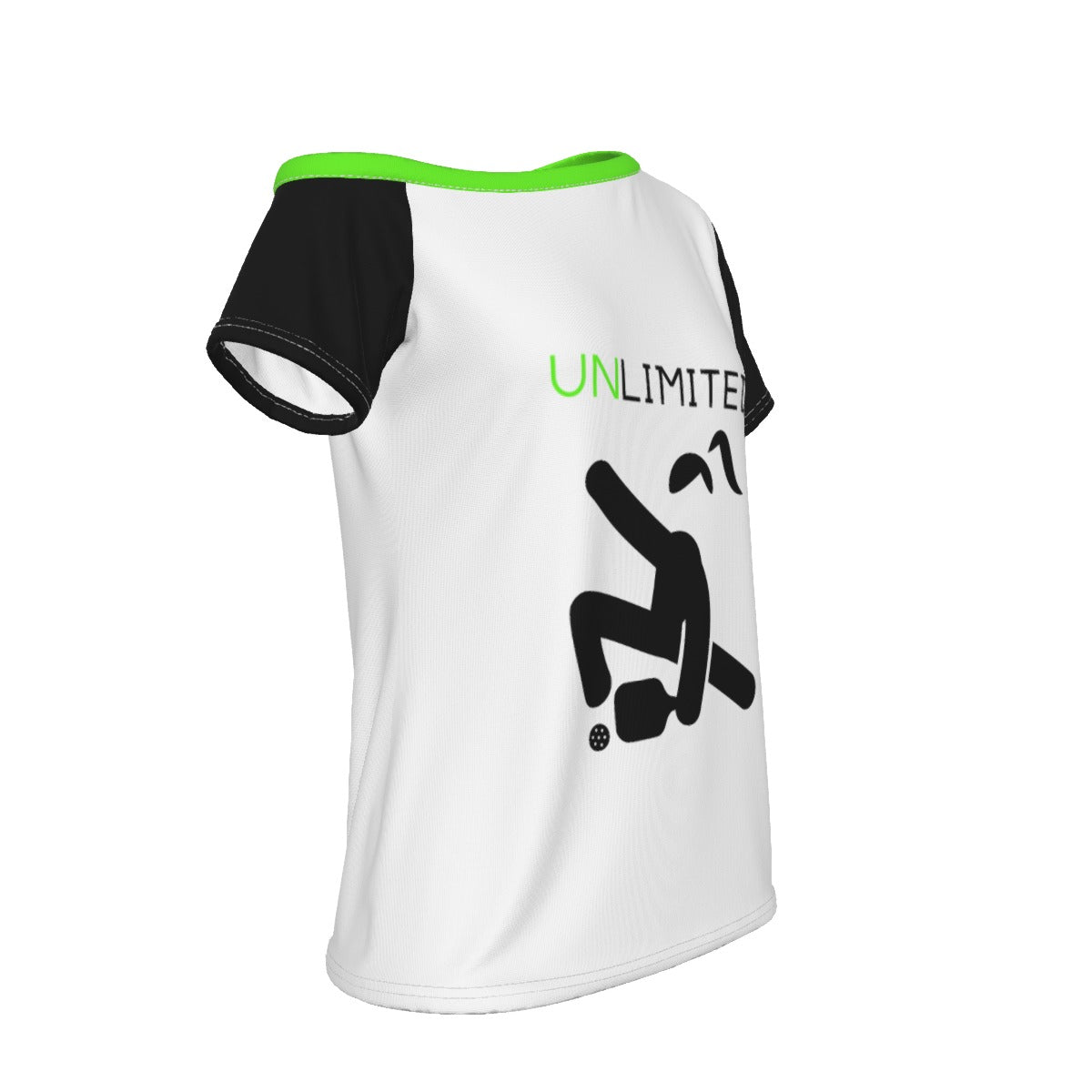 UNLIMITED - Women's Pickleball Off-The-Shoulder Sport T-Shirt by Dizzy Pickle