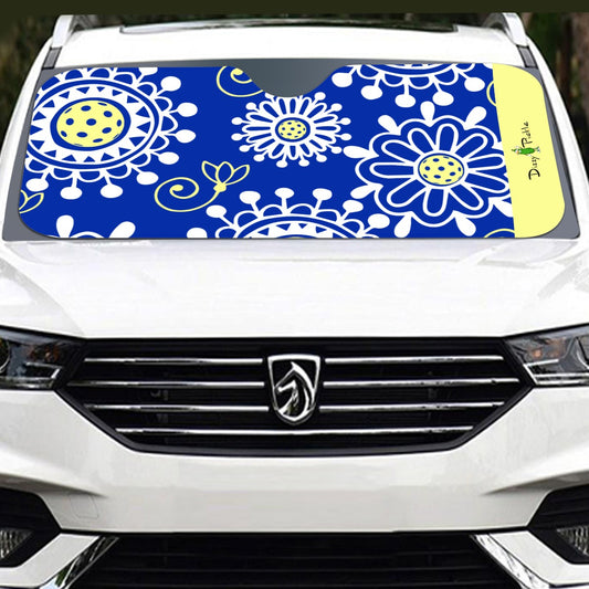 Dizzy Pickle Coming Up Daisies BY Pickleball Windshield Sunshade