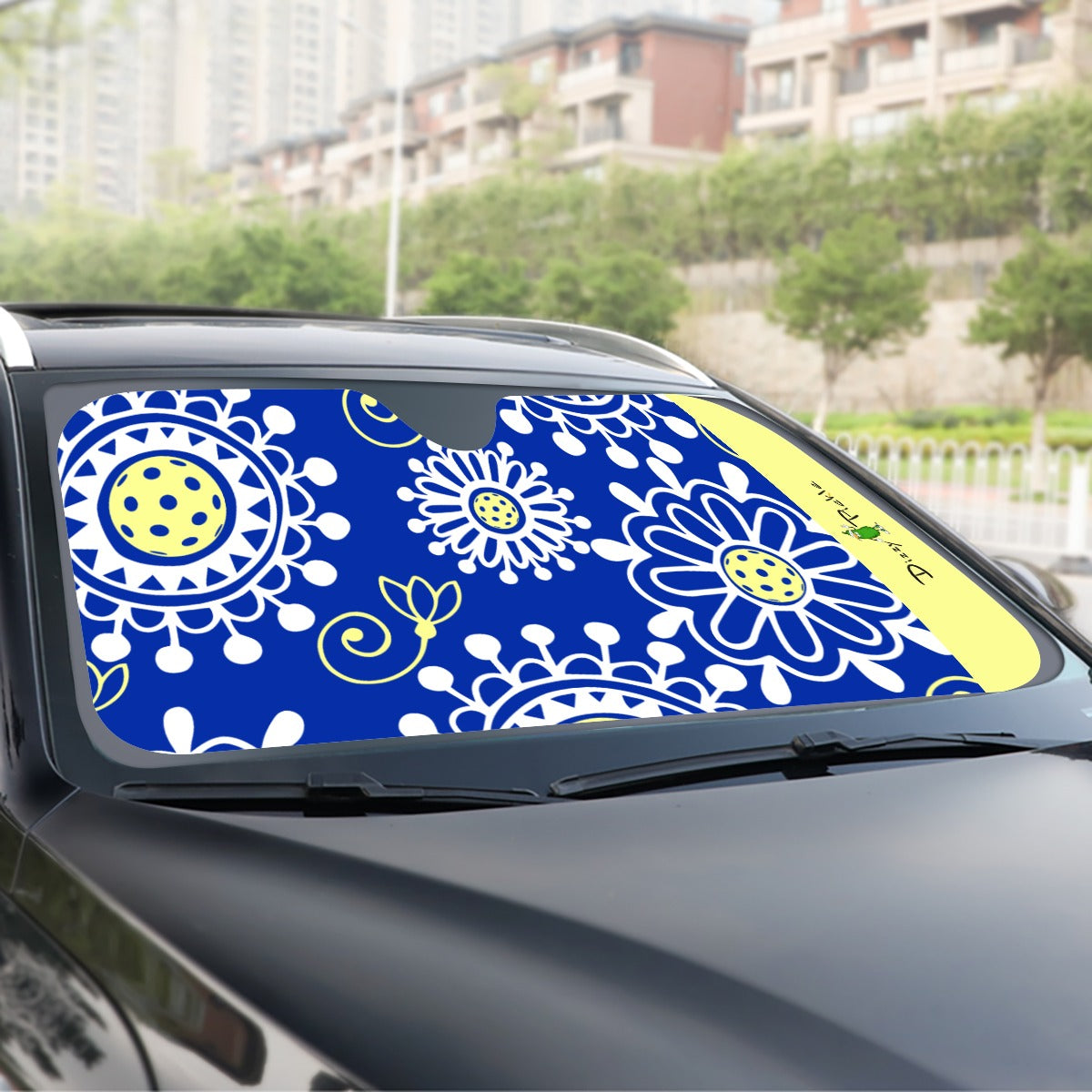 Dizzy Pickle Coming Up Daisies BY Pickleball Windshield Sunshade