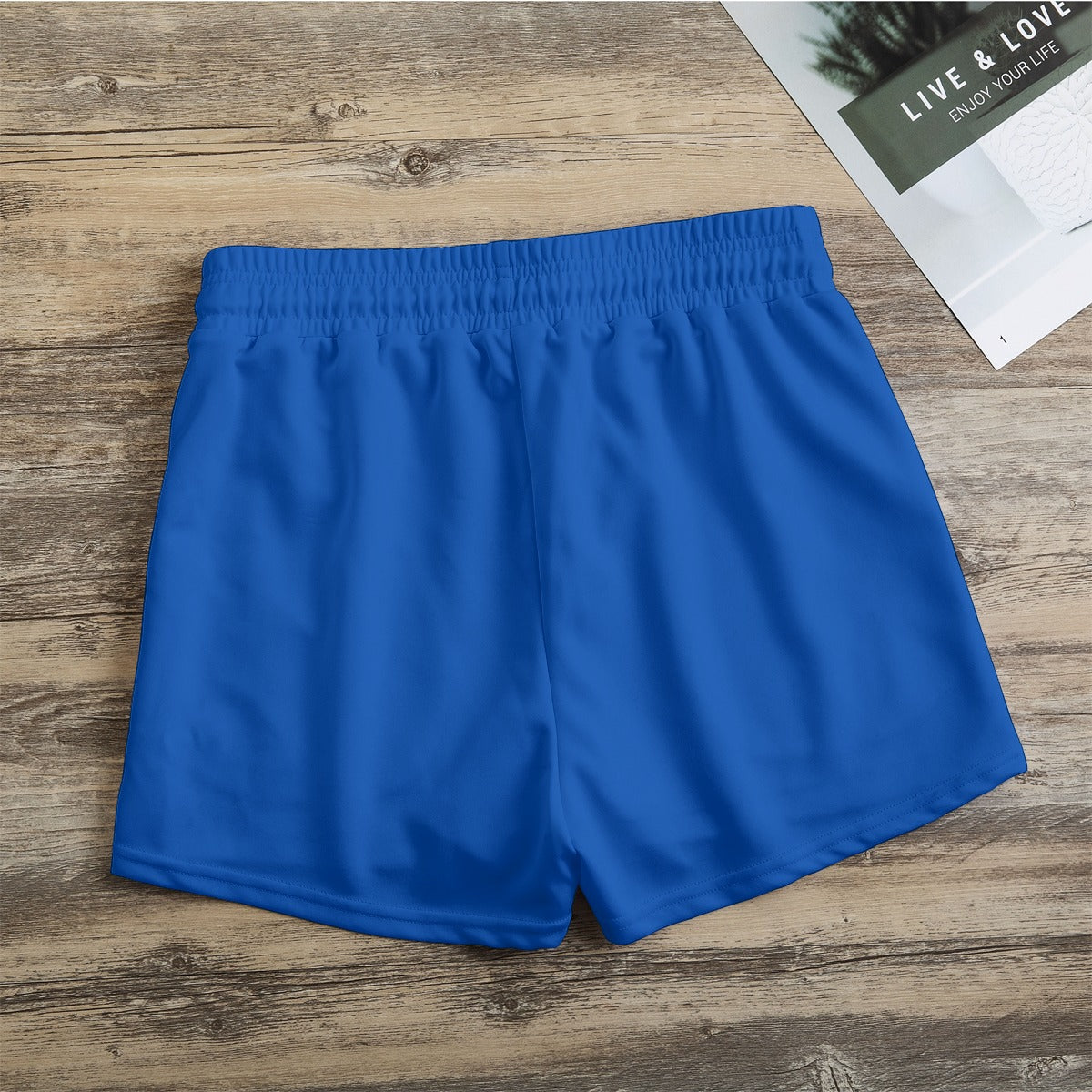 Dizzy Pickle Donna Blue Solid Women's Pickleball Casual Shorts with Pockets