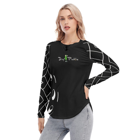 Dizzy Pickle Lisa BW Women's Raglan Sleeves Long Sleeves T-shirt