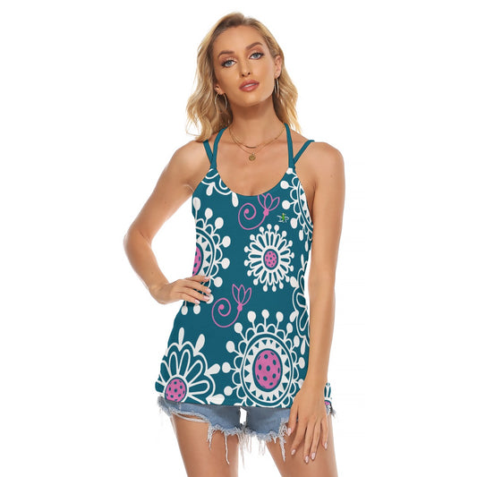 Dizzy Pickle Coming Up Daisies TP Women's Pickleball Halter Top